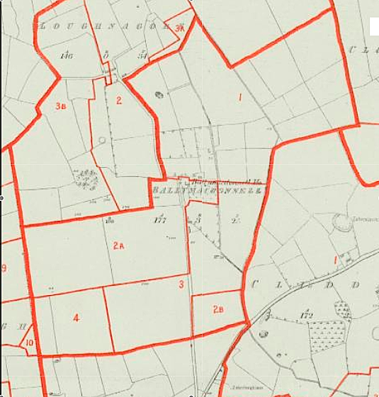 Primary Valuation - Ballymacdonnell - Map